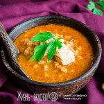 суп харчо из курицы с рисом