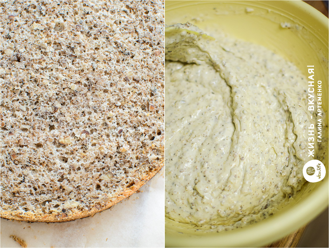 Простой ореховый бисквит