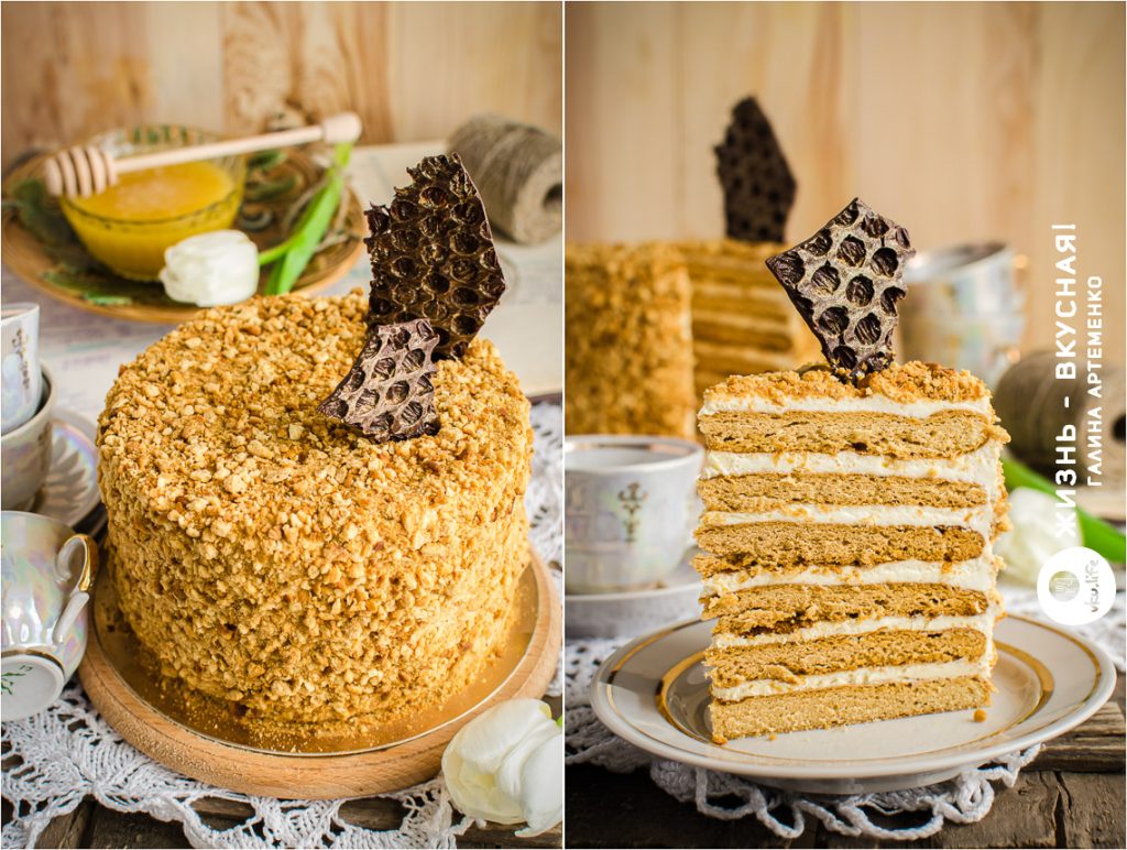 вкусный медовик