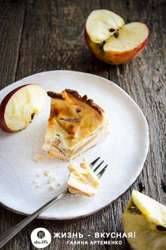 диетический яблочный пирог рецепт