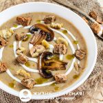 грибной крем суп с каштанами