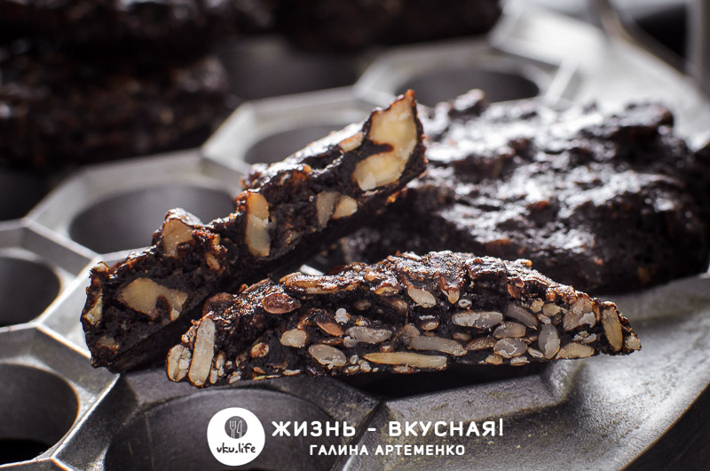 печенье с какао и орехами рецепт