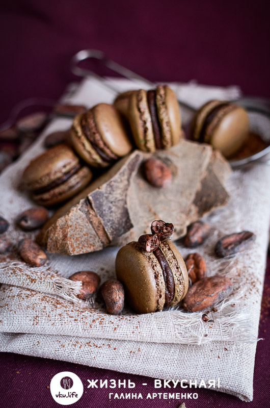 шоколадная начинка для макарон