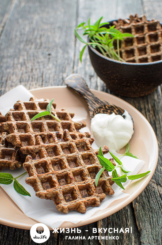вафли с куриной печенью
