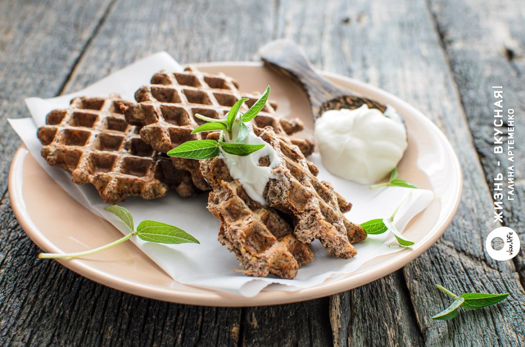 вафли с печенью