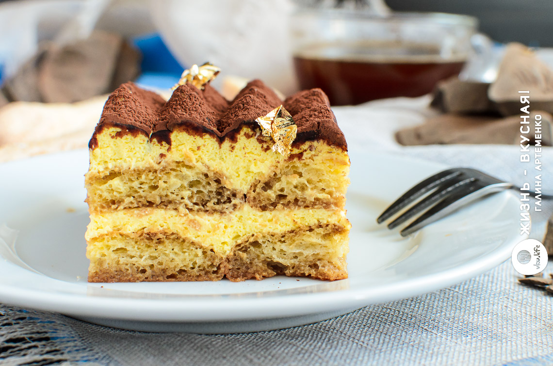 Классический рецепт «Тирамису» с маскарпоне