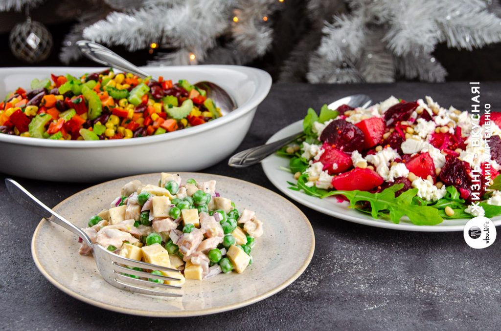 новые салаты на праздничный стол