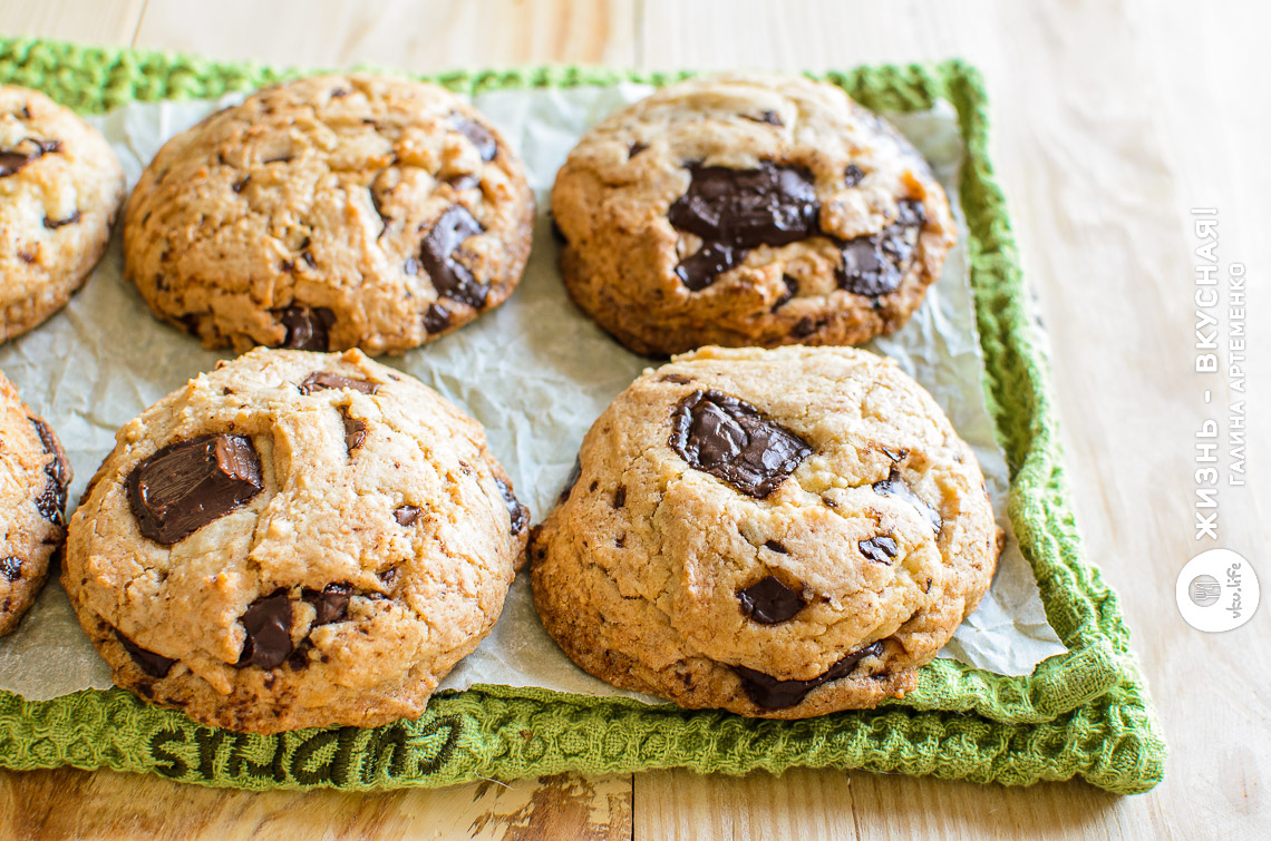 Печенье с шоколадной крошкой: рецепт с оливковым маслом