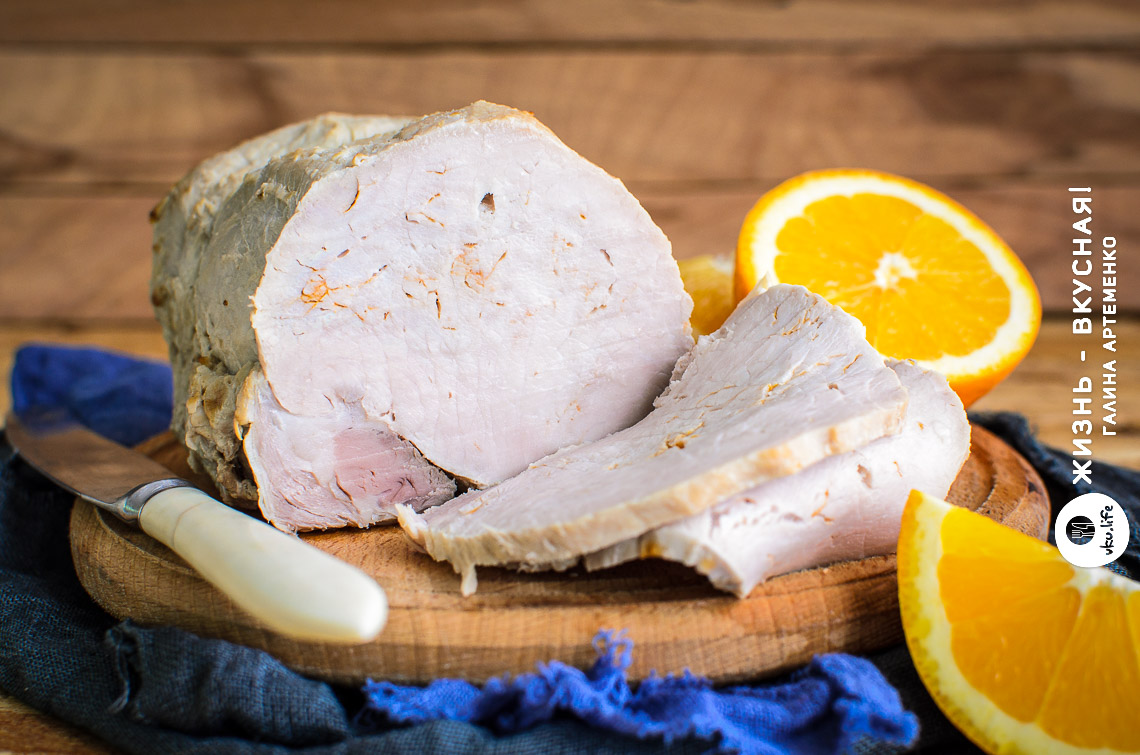 Рецепт запеченной свинины с апельсиново-грейпфрутовым соком