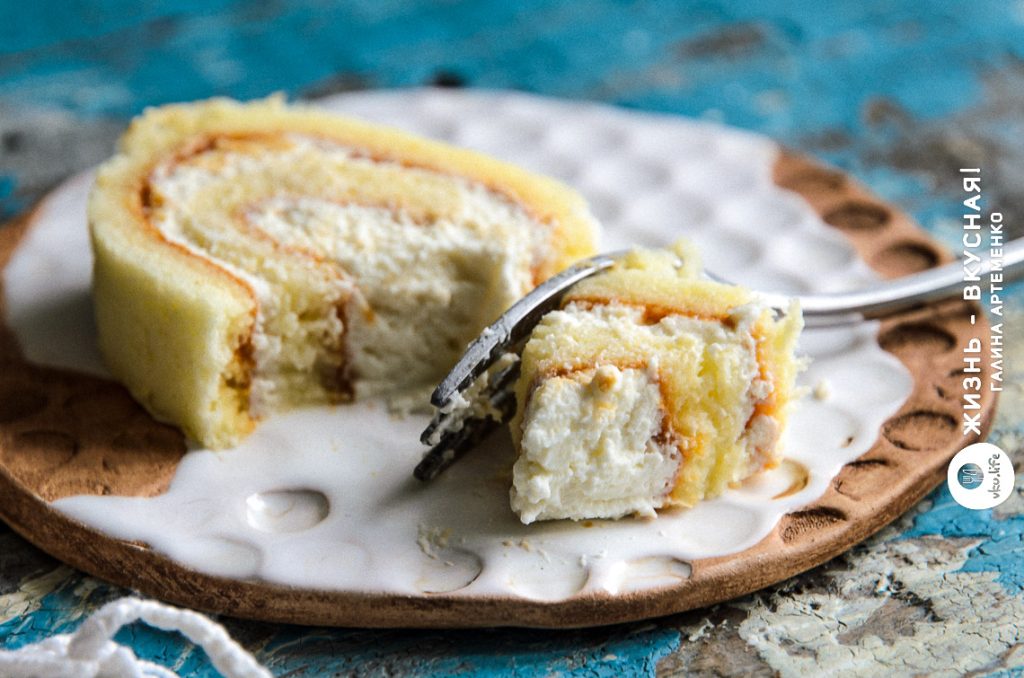 рулет бисквитный который легко сворачивается