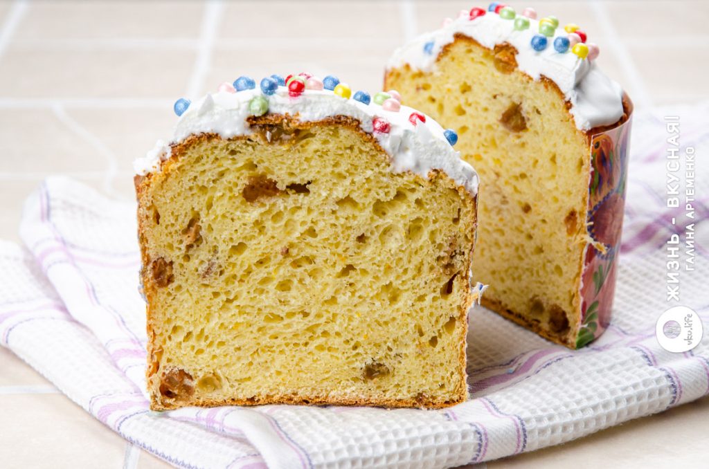 кулич пасхальный творожный