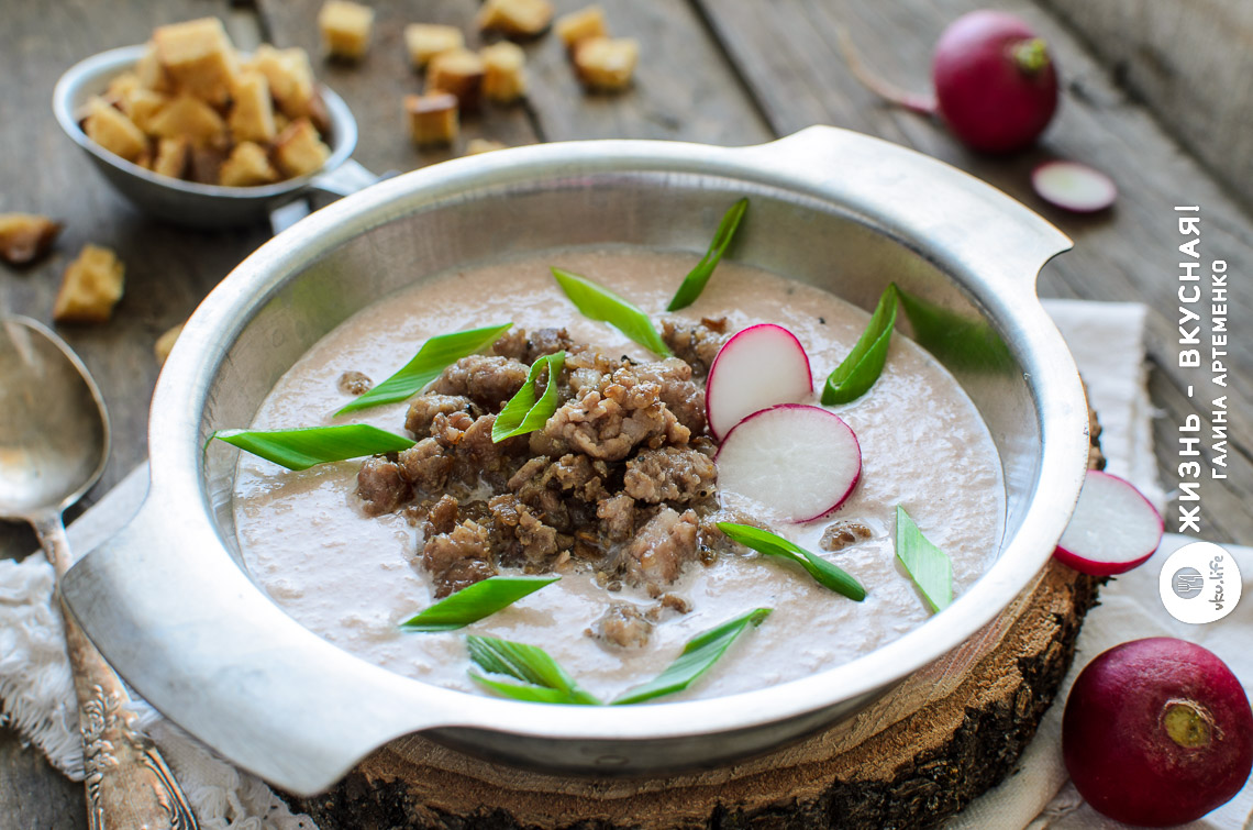 Вкусный и неожиданный рецепт из редиски — суп