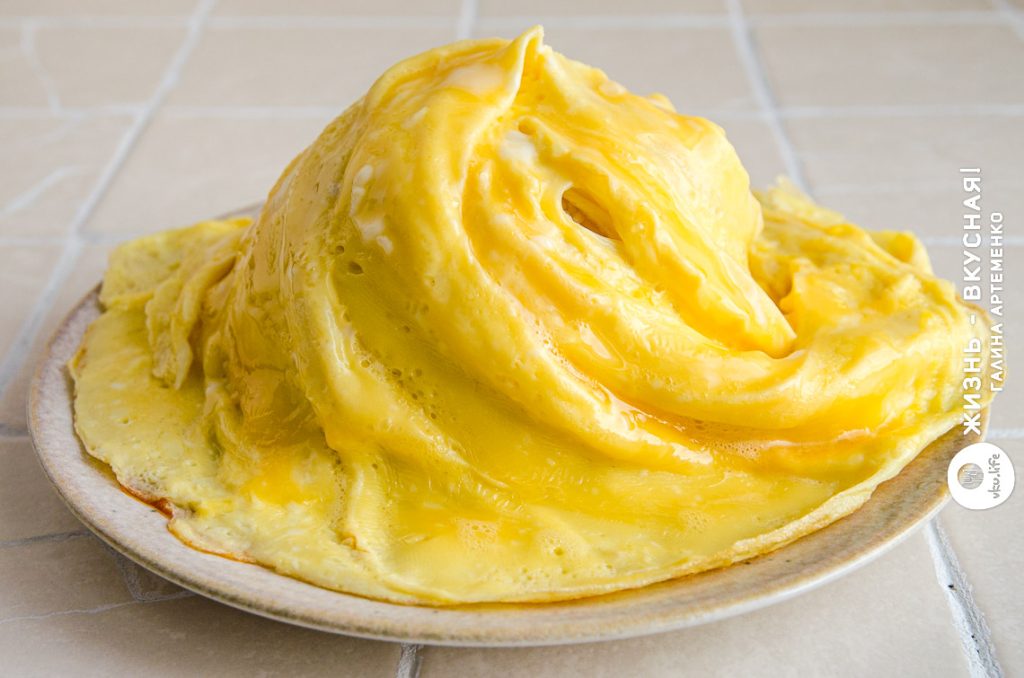 омлет с рисом