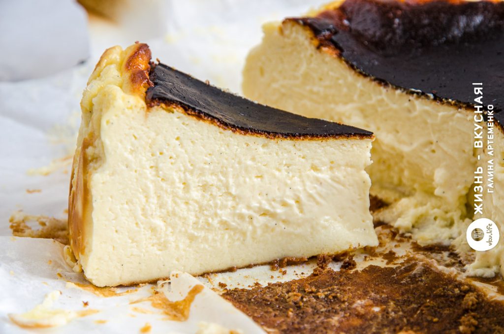чизкейк сан себастьян
