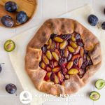 творожная галета со сливами