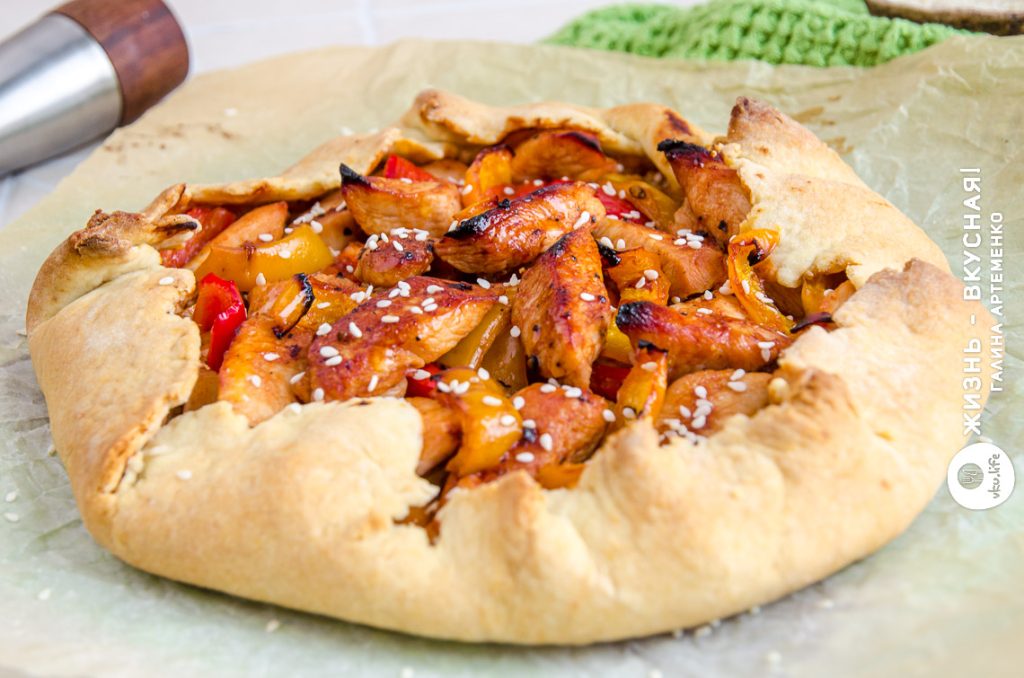 курица с болгарским перцем