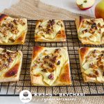 слойки с яблоками из готового слоеного теста