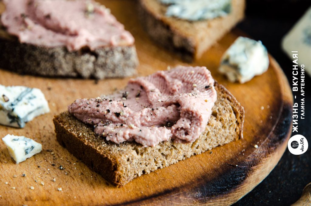 паштет из печени с сыром