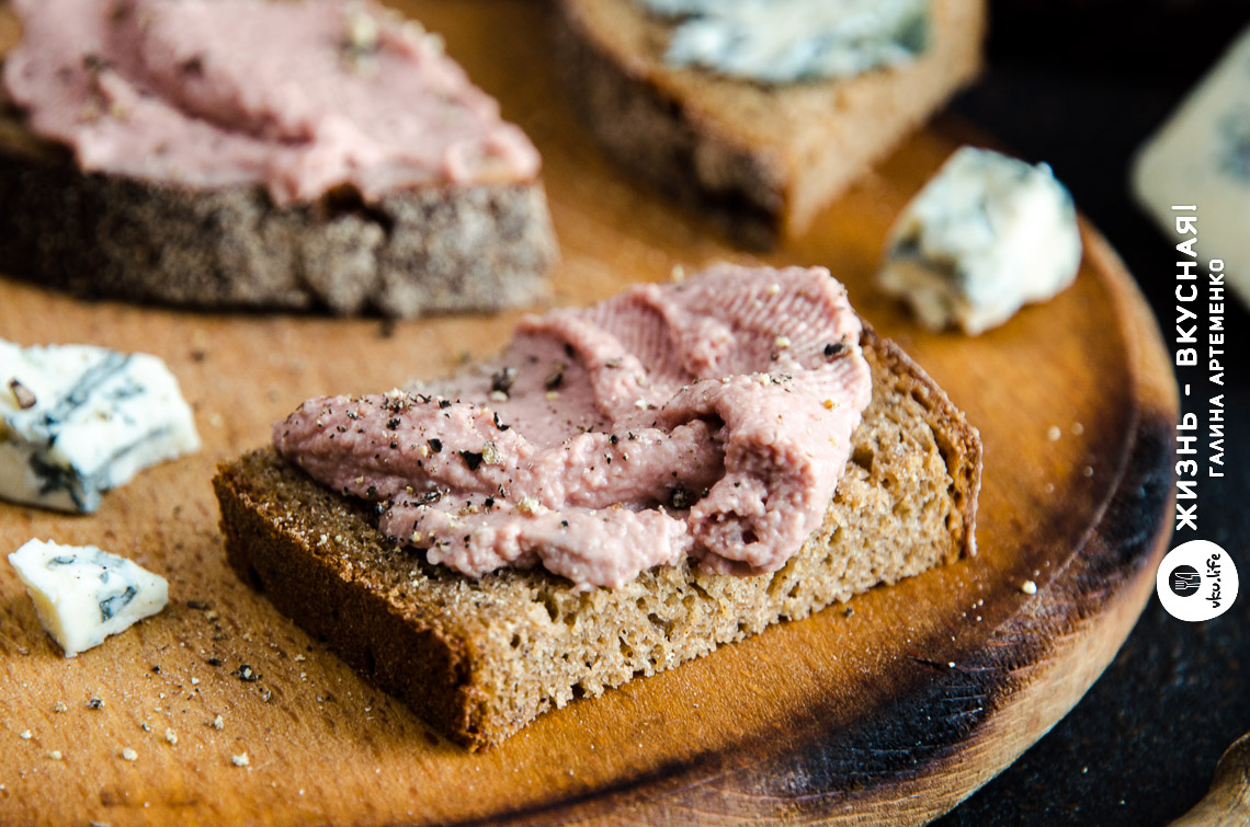 Паштет из печени с сыром (низкотемпературный)