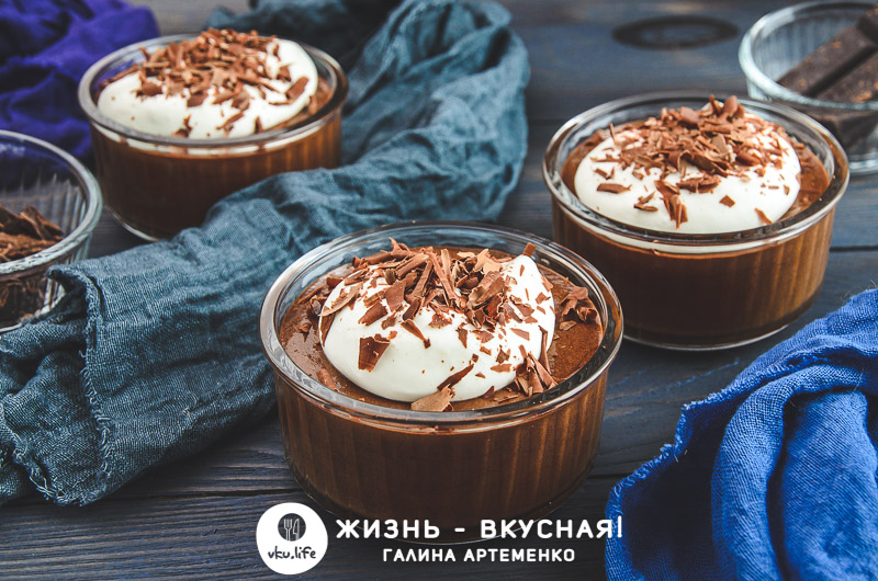 классический шоколадный мусс