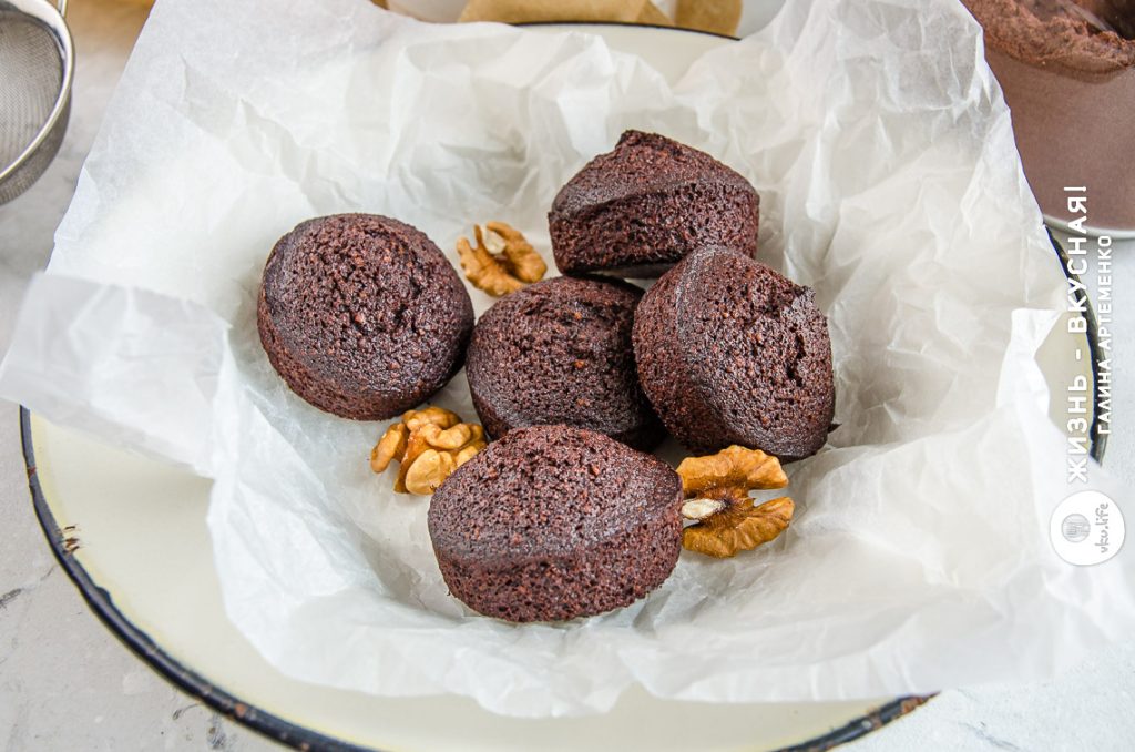 рецепт кексов с какао