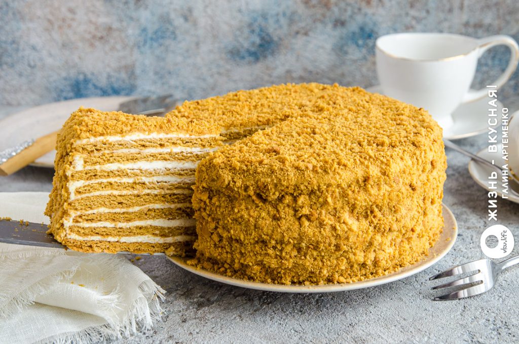 торт медовик классический рецепт