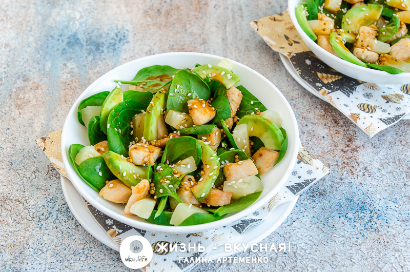 легкий салат на праздничный стол рецепт