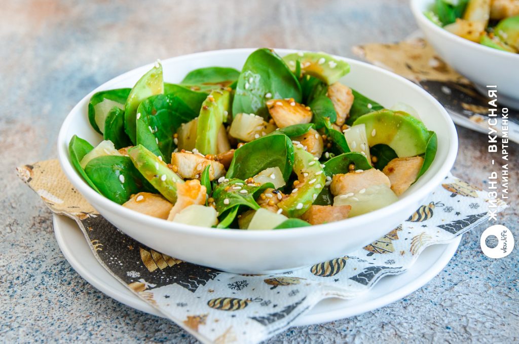 легкий салат на праздничный стол