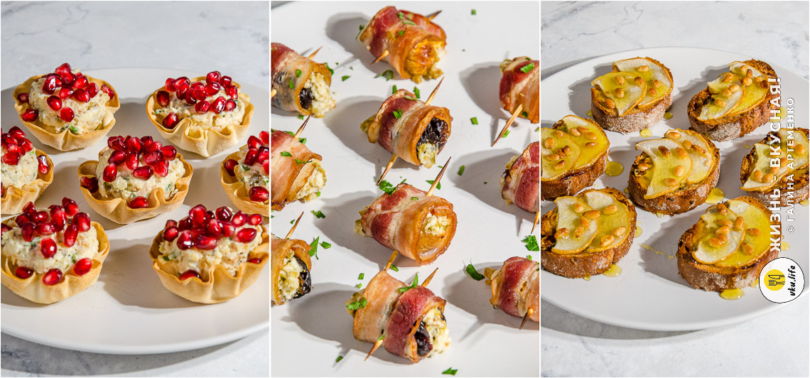 Рецепты простых и вкусных закусок с сыром (3 рецепта)