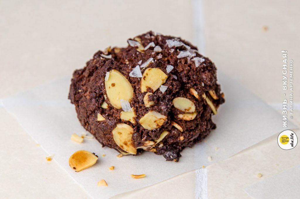 шоколадное печенье с какао